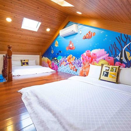 Apartamento Fish House 宜蘭獨棟別墅 戲水池 生態diy 安農溪自行車 Dongshan  Exterior foto