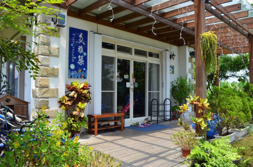 Apartamento Fish House 宜蘭獨棟別墅 戲水池 生態diy 安農溪自行車 Dongshan  Exterior foto