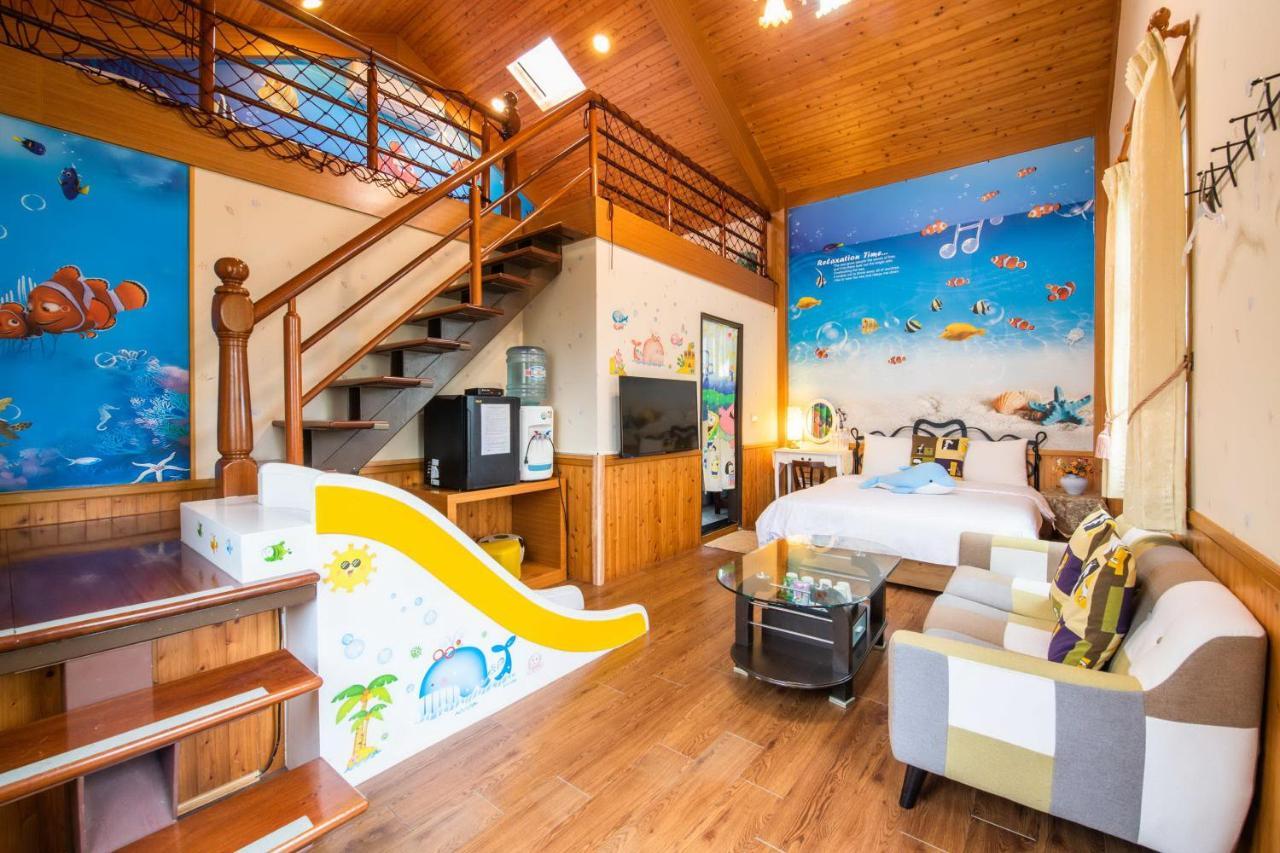 Apartamento Fish House 宜蘭獨棟別墅 戲水池 生態diy 安農溪自行車 Dongshan  Exterior foto